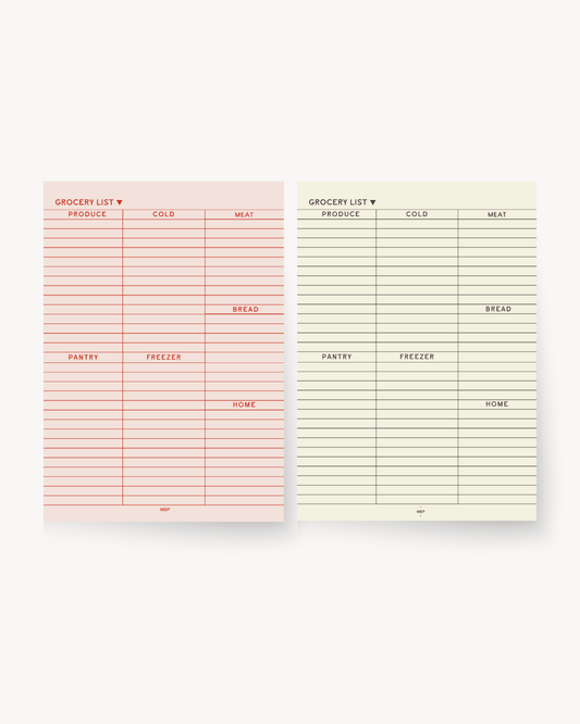 Grocery List Duo (2 Pack)