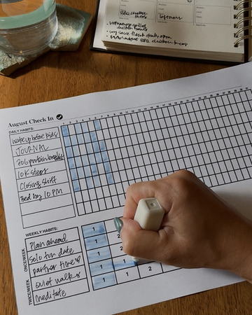 Habit Tracker: Monthly