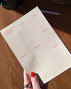 Grocery List Notepad