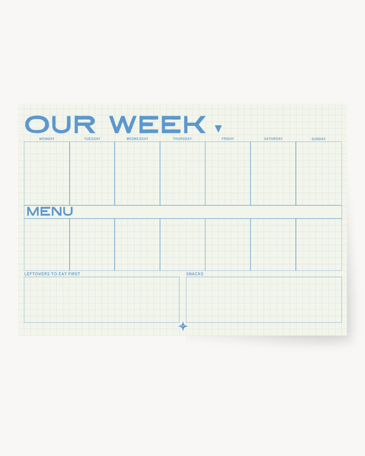 Weekly Kitchen Notepad