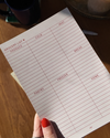 Grocery List Notepad